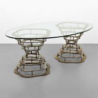 Silas Seandel Volcano Brutalist Dining Table - Sold for $3,250 on 05-25-2019 (Lot 85).jpg